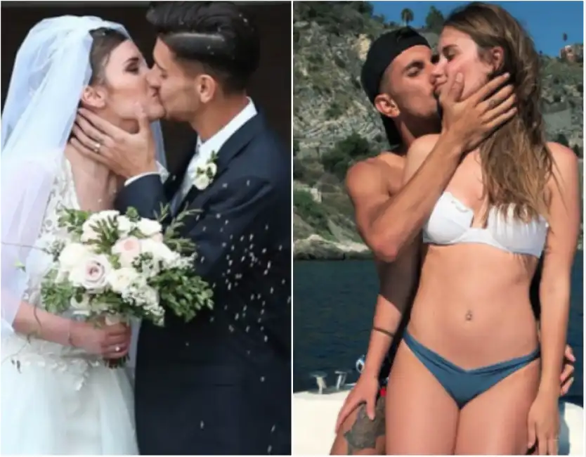 lorenzo pellegrini e la moglie veronica