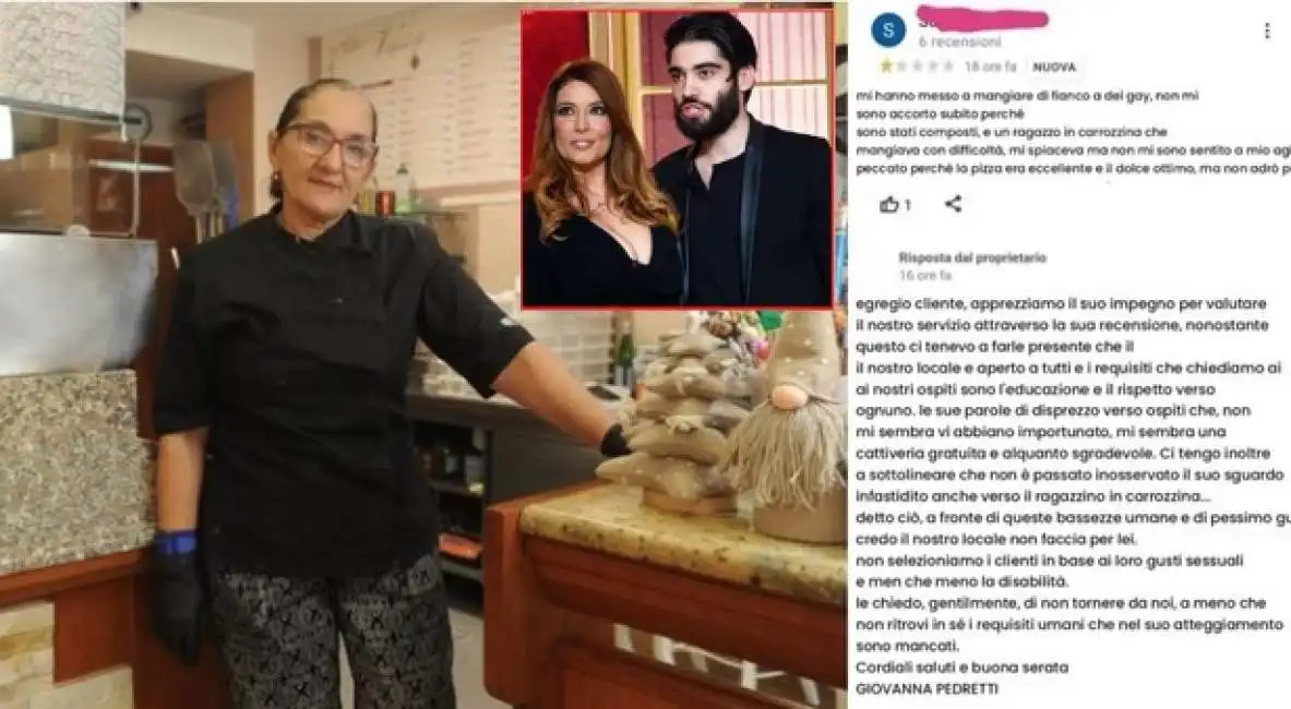 ristoratrice giovanna pedretti pizzeria le vongole sant'angelo lodigiano selvaggia lucarelli lorenzo biagiarelli