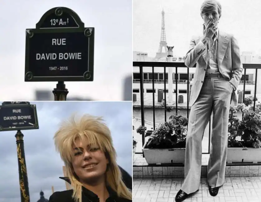 rue david bowie parigi