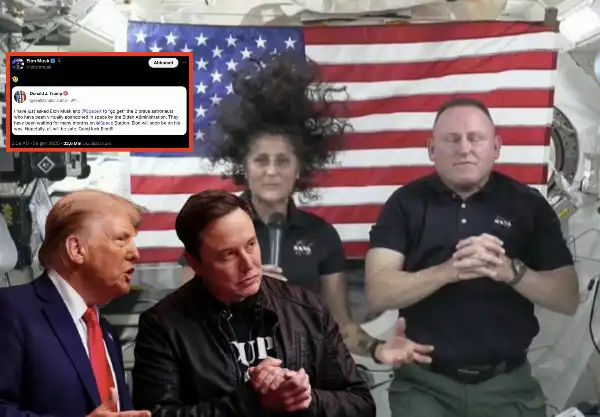 butch wilmore e suni williams elon musk donald trump