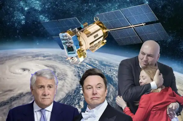 elon musk antonio tajani giorgia meloni guido crosetto