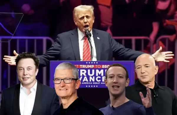 elon musk donald trump jeff bezos mark zuckerberg tim cook