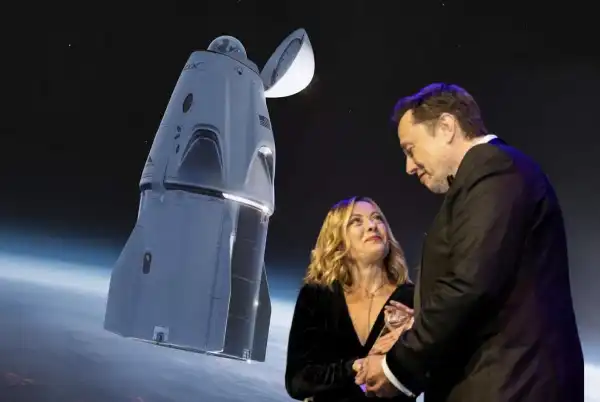 elon musk giorgia meloni spacex spazio 