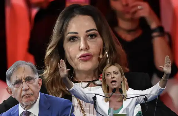 giorgia meloni ignazio la russa daniela santanche 