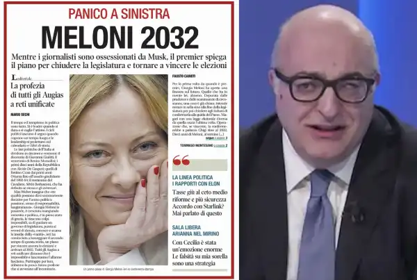 giorgia meloni mario sechi 