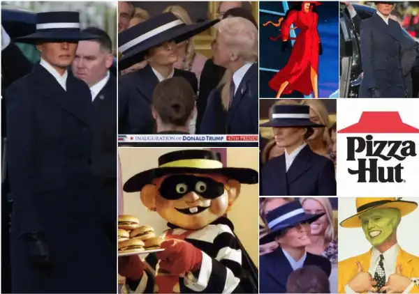 i meme sul cappello di melania trump all inauguration day di donald trump