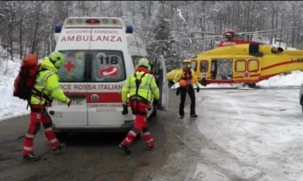 incidente sulla neve