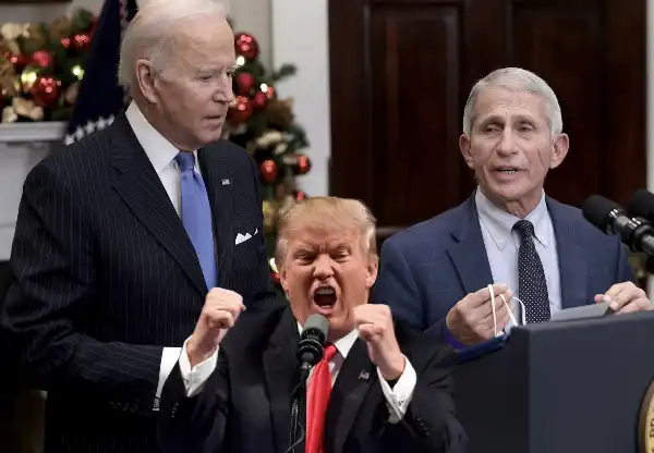 joe biden anthony fauci donald trump