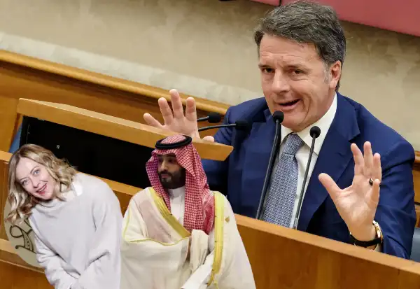 matteo renzi giorgia meloni bin salman