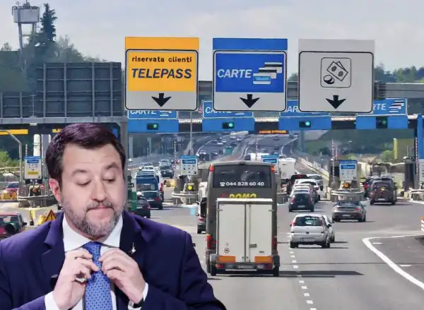 matteo salvini pedaggi autostrade autostrada