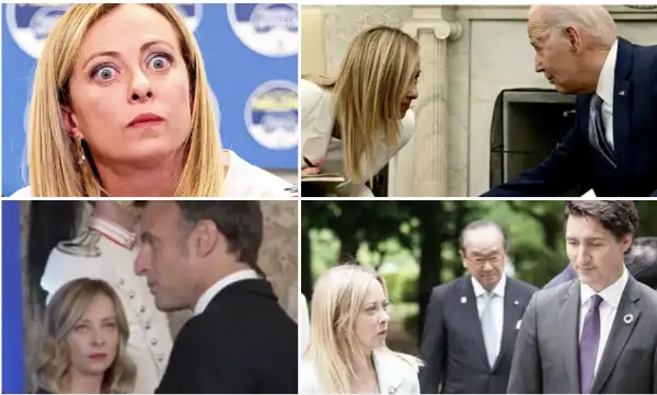 meloni biden macron trudeau