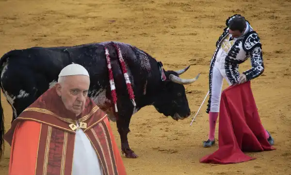 papa francesco corrida