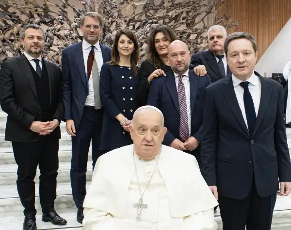 papa francesco e andrea ceccherini