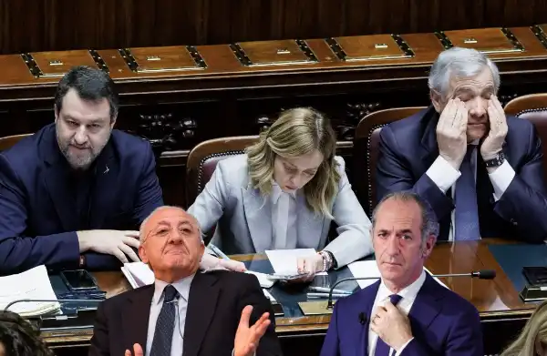 terzo mandato vincenzo de luca luca zaia giorgia meloni matteo salvini antonio tajani