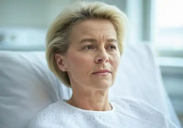 ursula von der leyen letto di ospedale ospedale 