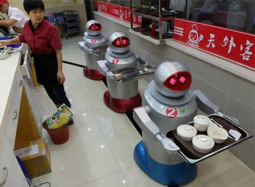 cina - ristorante gestito dai robot 