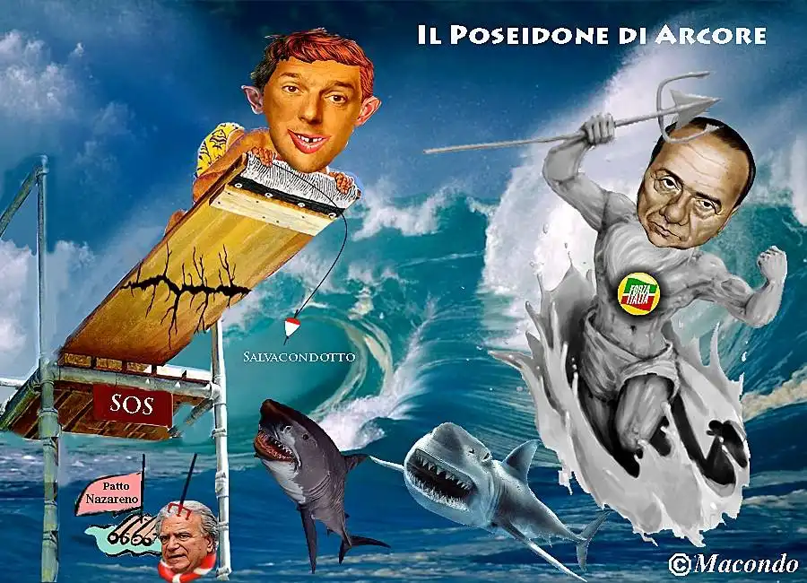 renzi e berlu 