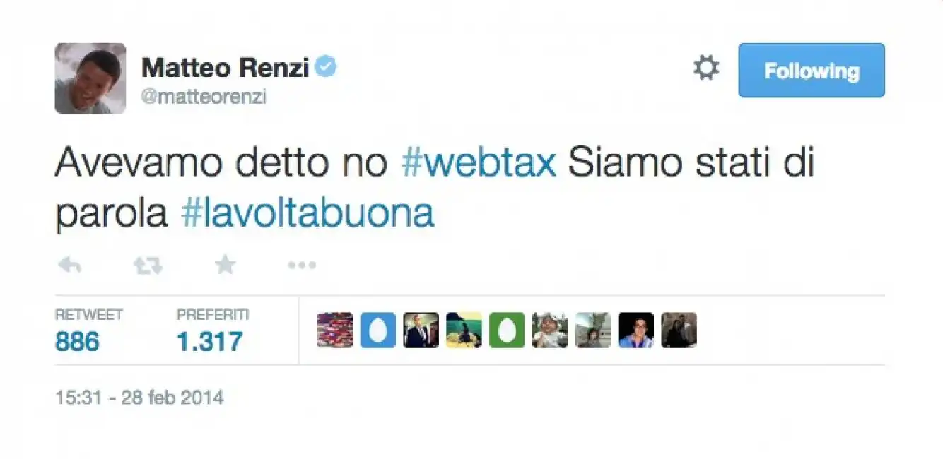 renzi sulla webtax anti google