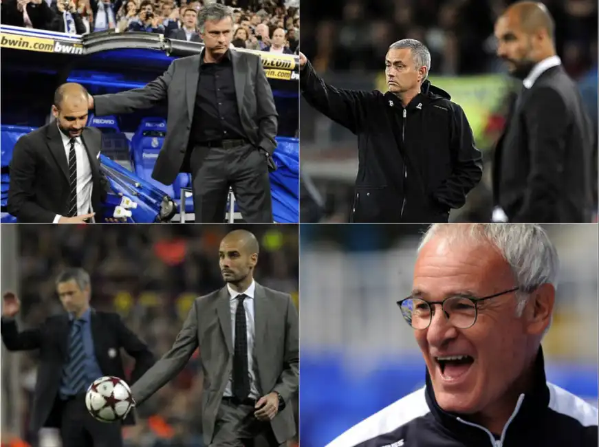 guardiola mourinho ranieri 