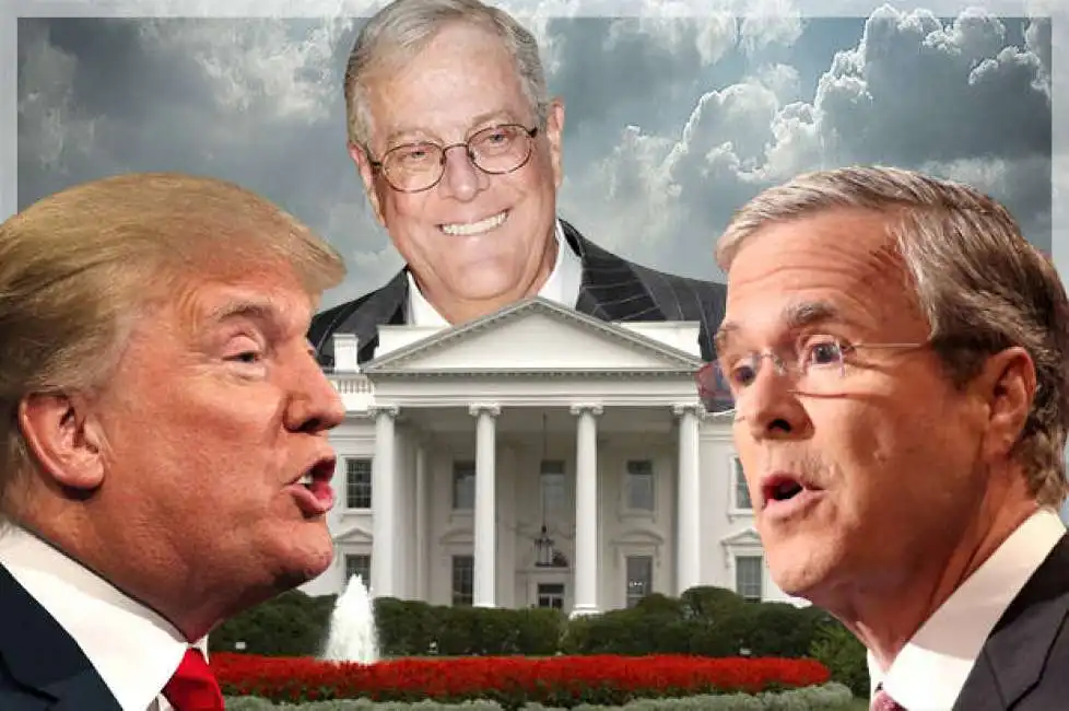 koch trump bush