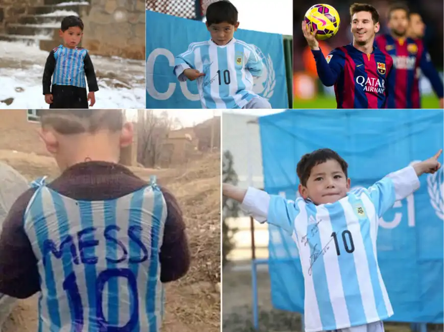 murtaza con la maglia di messi