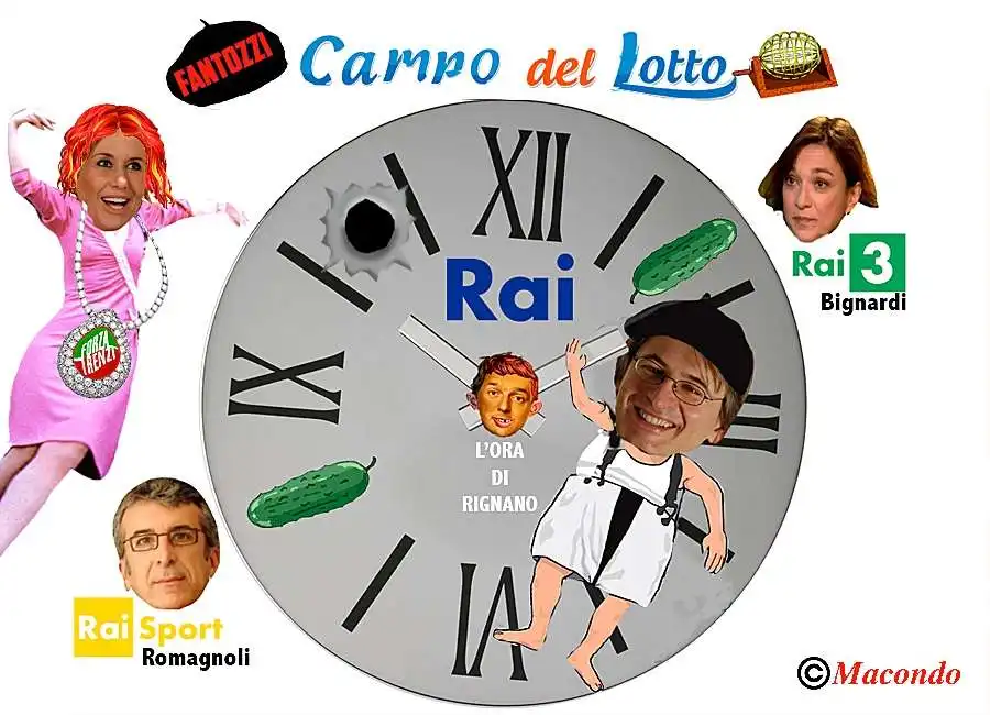 rai bignardi campo dall orto renzi maggioni romagnoli