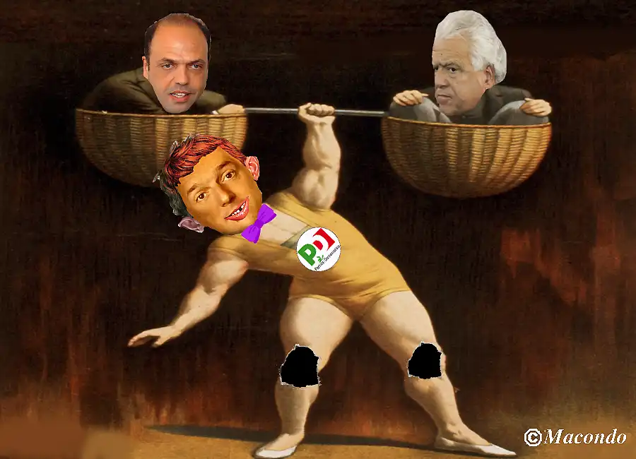 renzi alfano verdini 