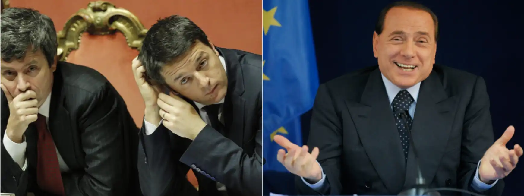 renzi orlando berlusconi