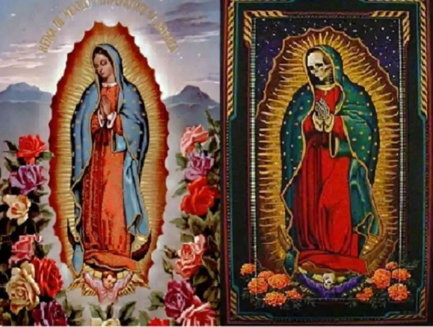 santa muerte contro la vergine di guadalupe