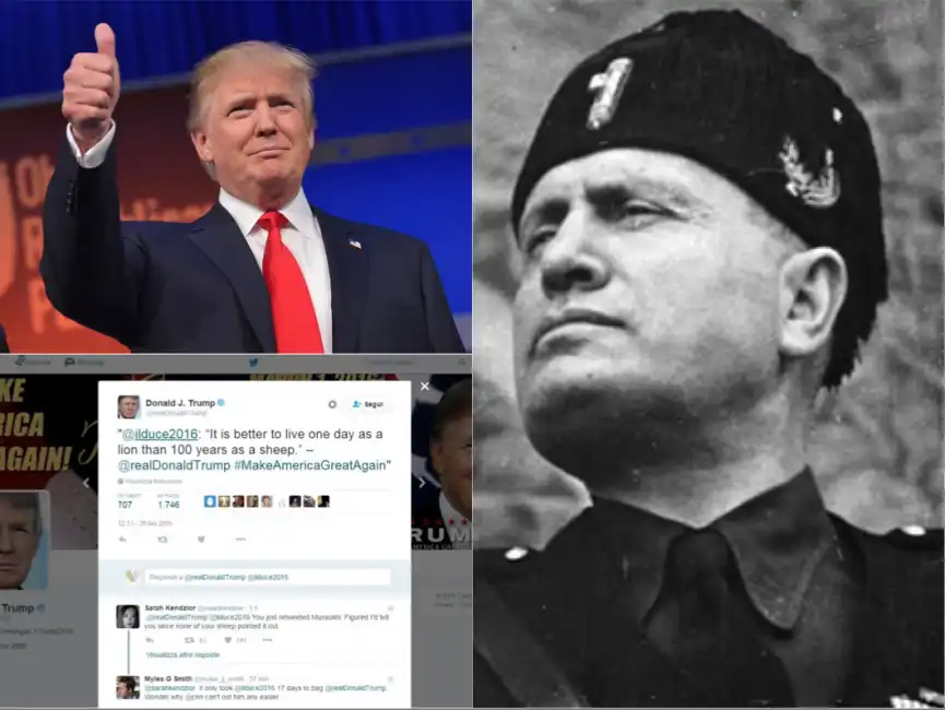 trump mussolini