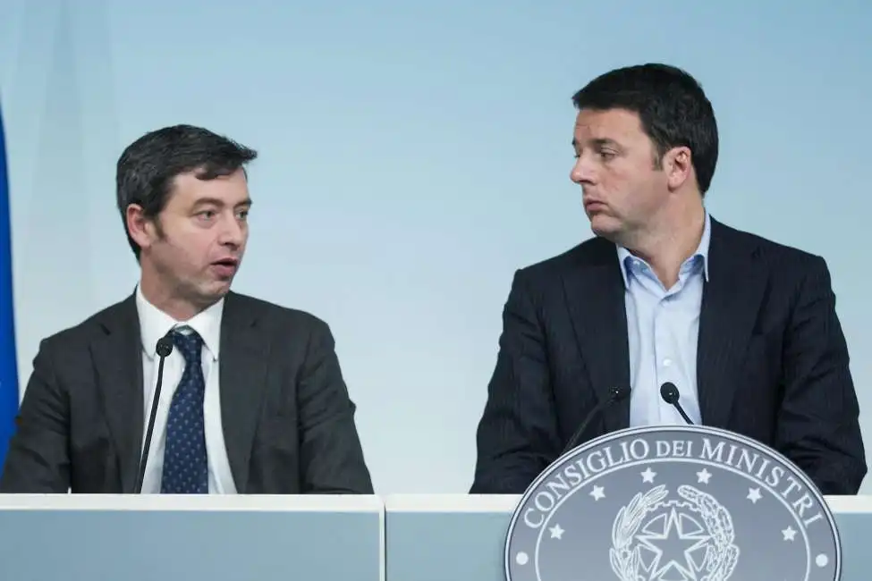 andrea orlando e matteo renzi 