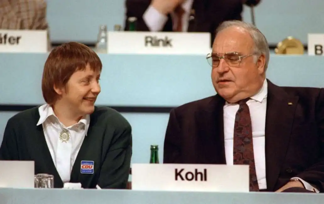 angela merkel helmut kohl