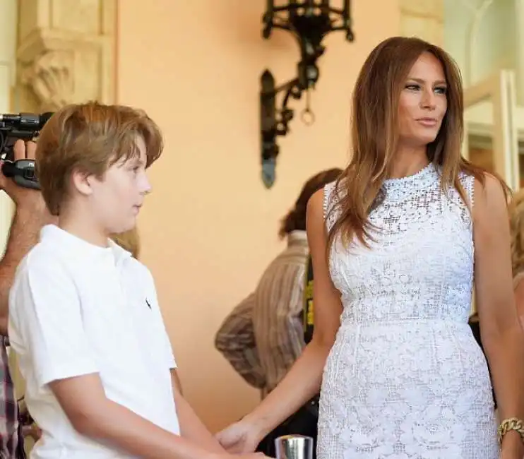 barron e melania trump