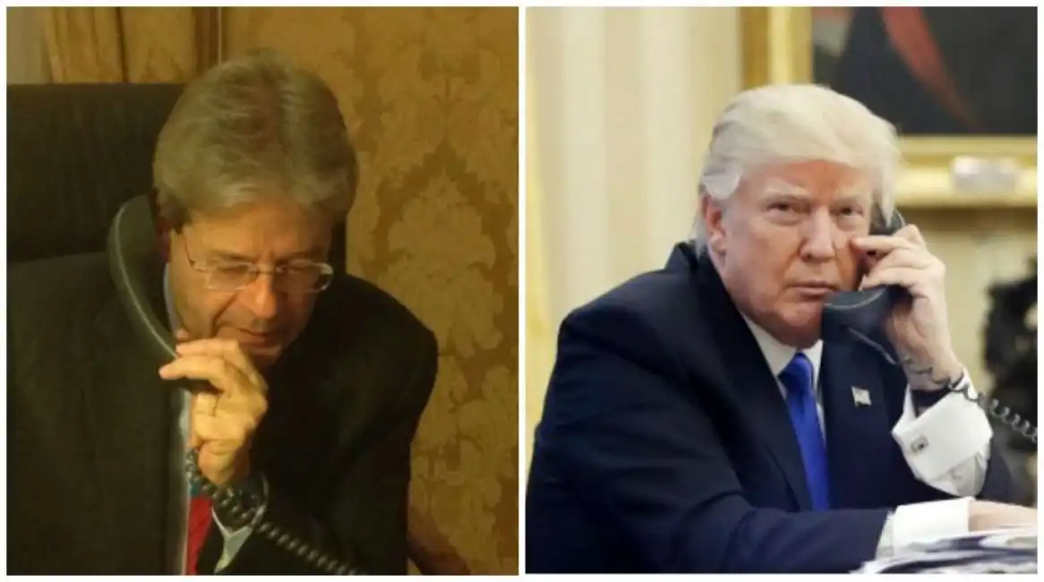 donald trump paolo gentiloni