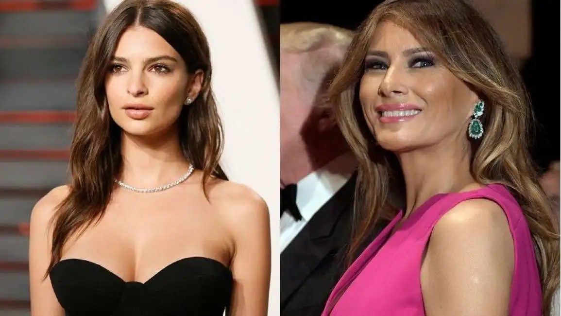 emily ratajkowski melania trump