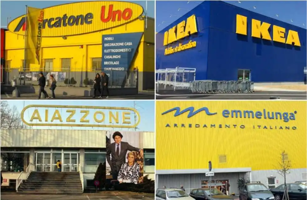 ikea mercatone uno aiazzone emmelunga