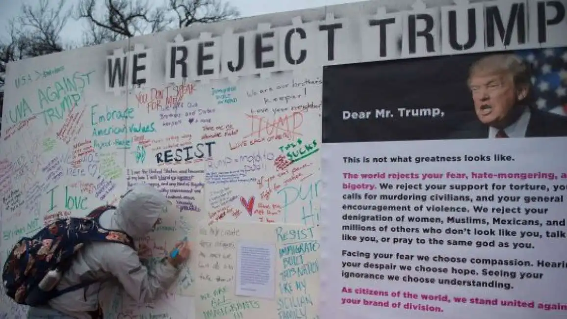 trump opposizione proteste