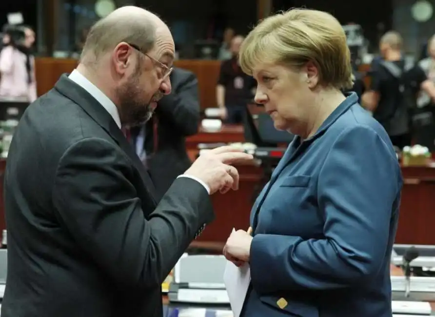 angela merkel -martin schulz