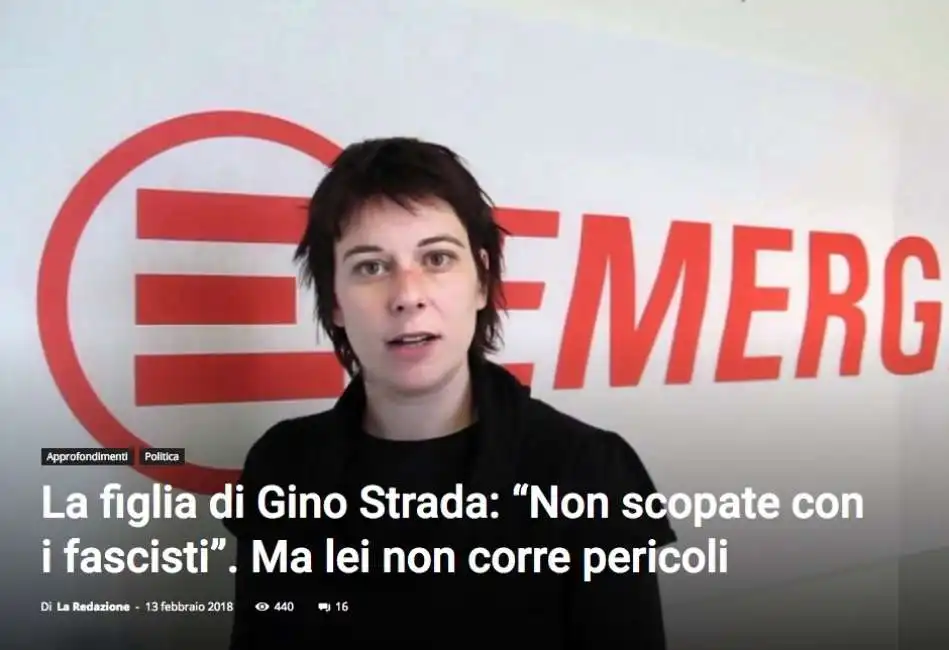 casapound risponde a cecilia strada