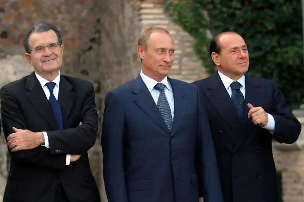 putin berlusconi prodi