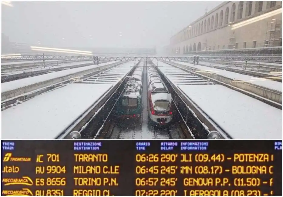 stazione termini neve