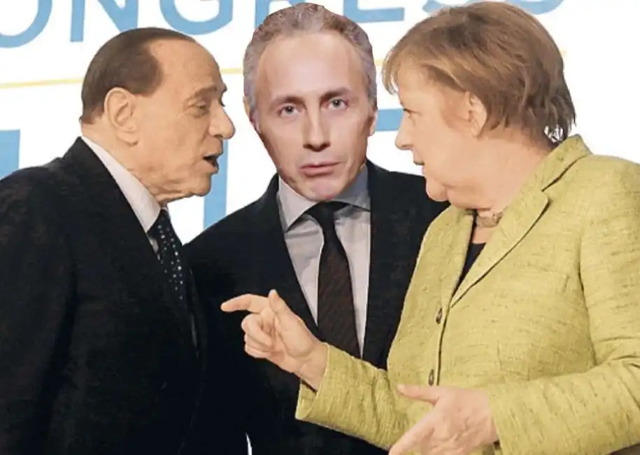 berlusconi travaglio merkel