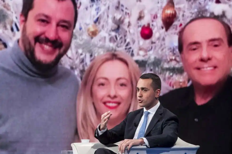 di maio meloni salvini berlusconi