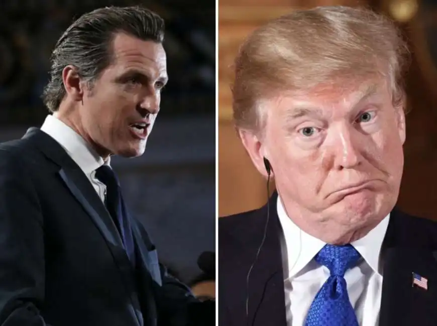 gavin newsom donald trump