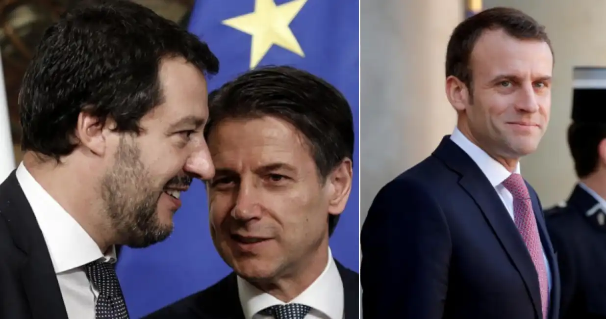 macron salvini conte