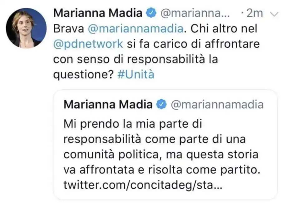 marianna madia epic fail twitter