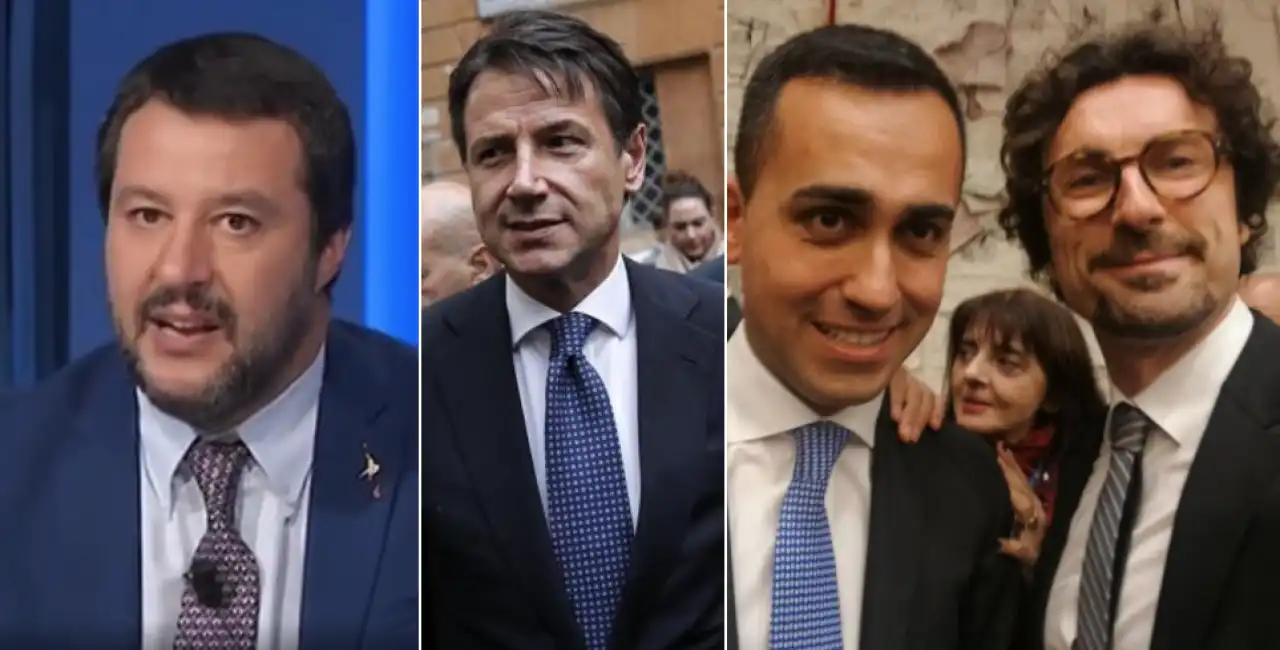 salvini conte toninelli di maio