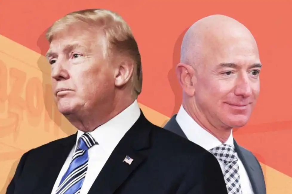 trump bezos