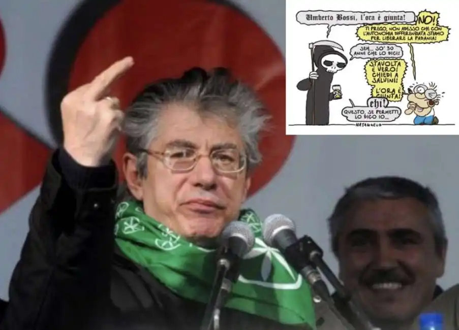 umberto bossi vignetta fatto natangelo