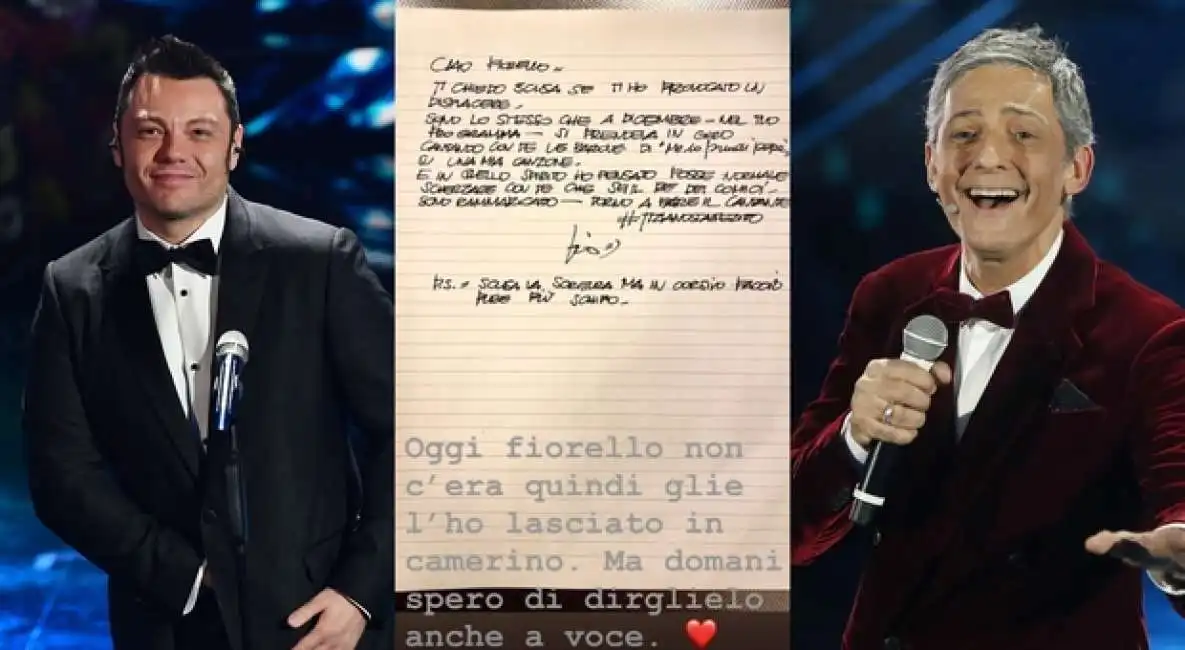 fiorello tiziano ferro la lettera